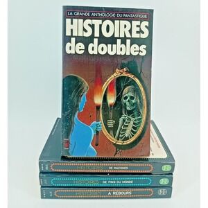 Lot de 4 Livres Vintage – Grande Anthologie Science-Fiction & Fantastique